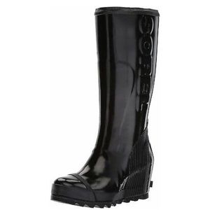 Sorel Joan Rain Wedge Tall Gloss